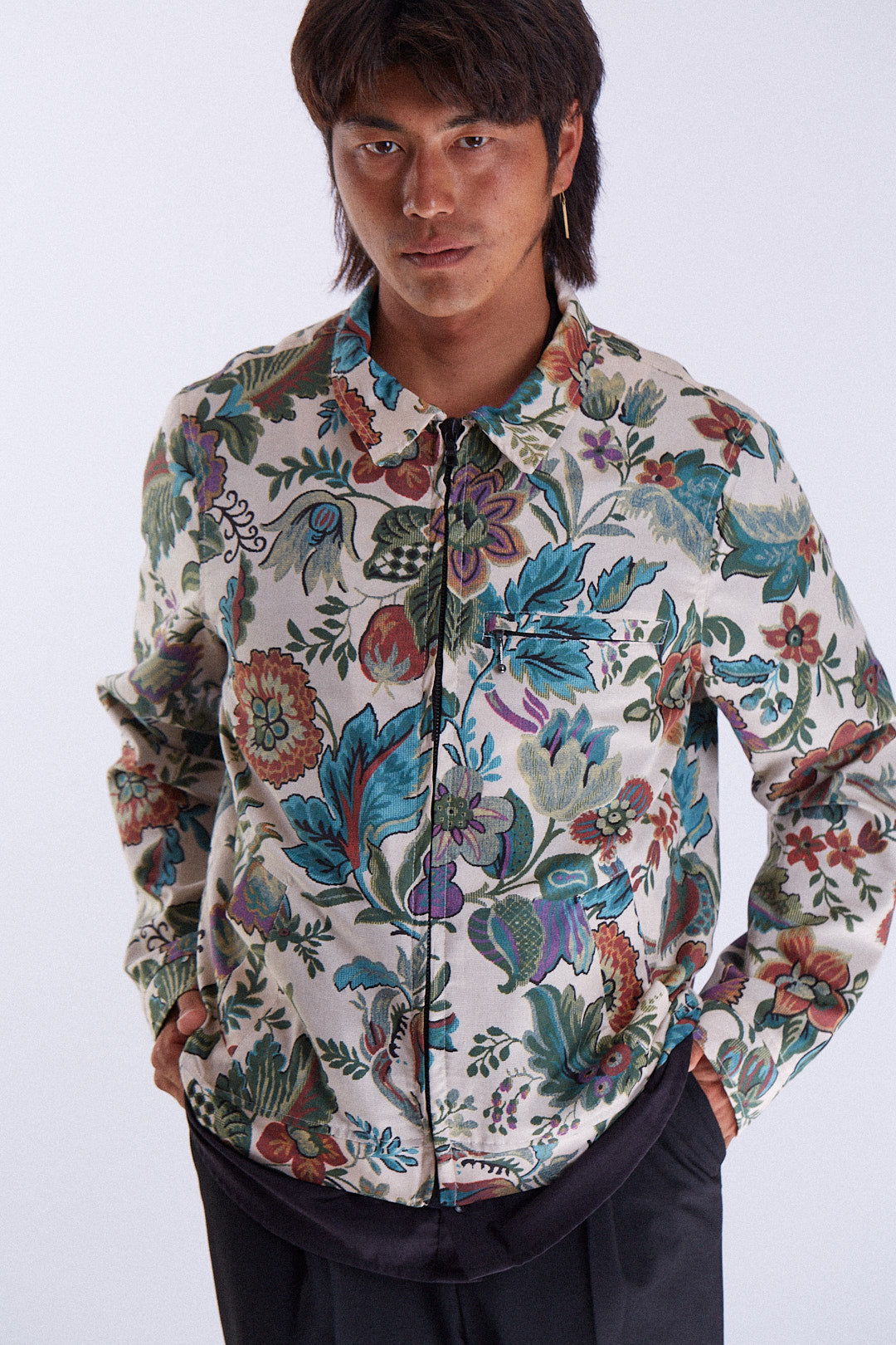 floral bomber jacket mens h&m