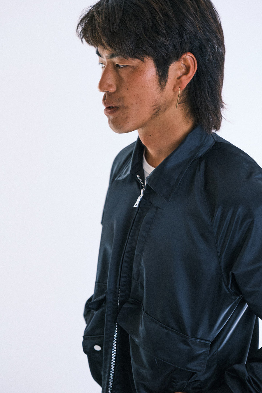 Grammar Jacket Black Nylon