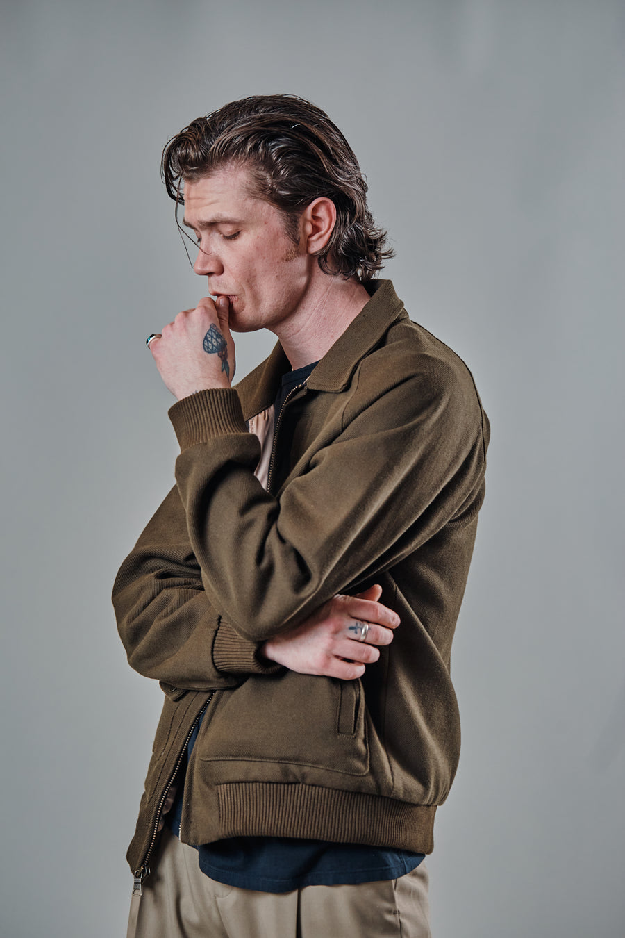 Grammar Jacket Drab Twill